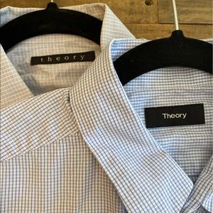 Men's Theory button down dress shirts (2)